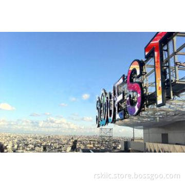 2R1G1B DIP Outdoor P16 LED Letters Signage LED Display for